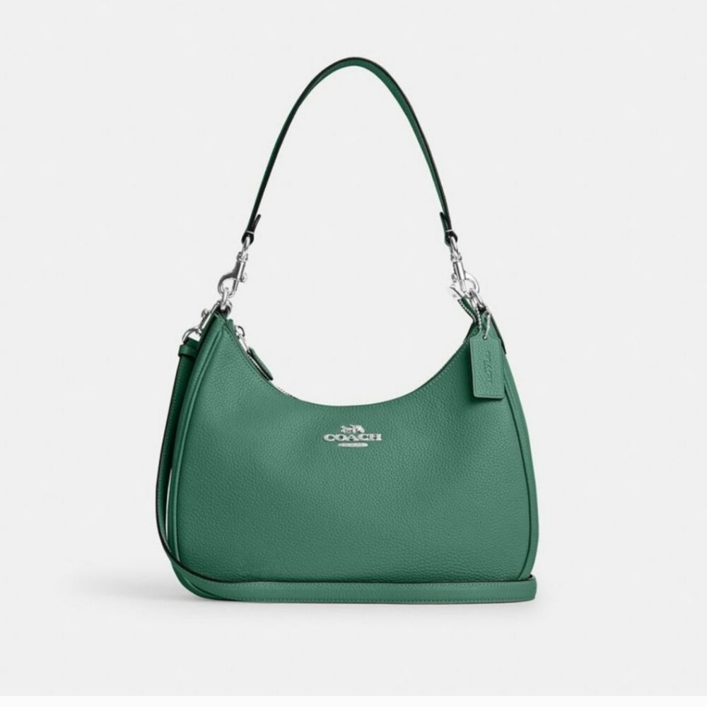 New! 🔥 Teri Hobo (Large) in Silver/Bright Green 💚 Style No. CJ517